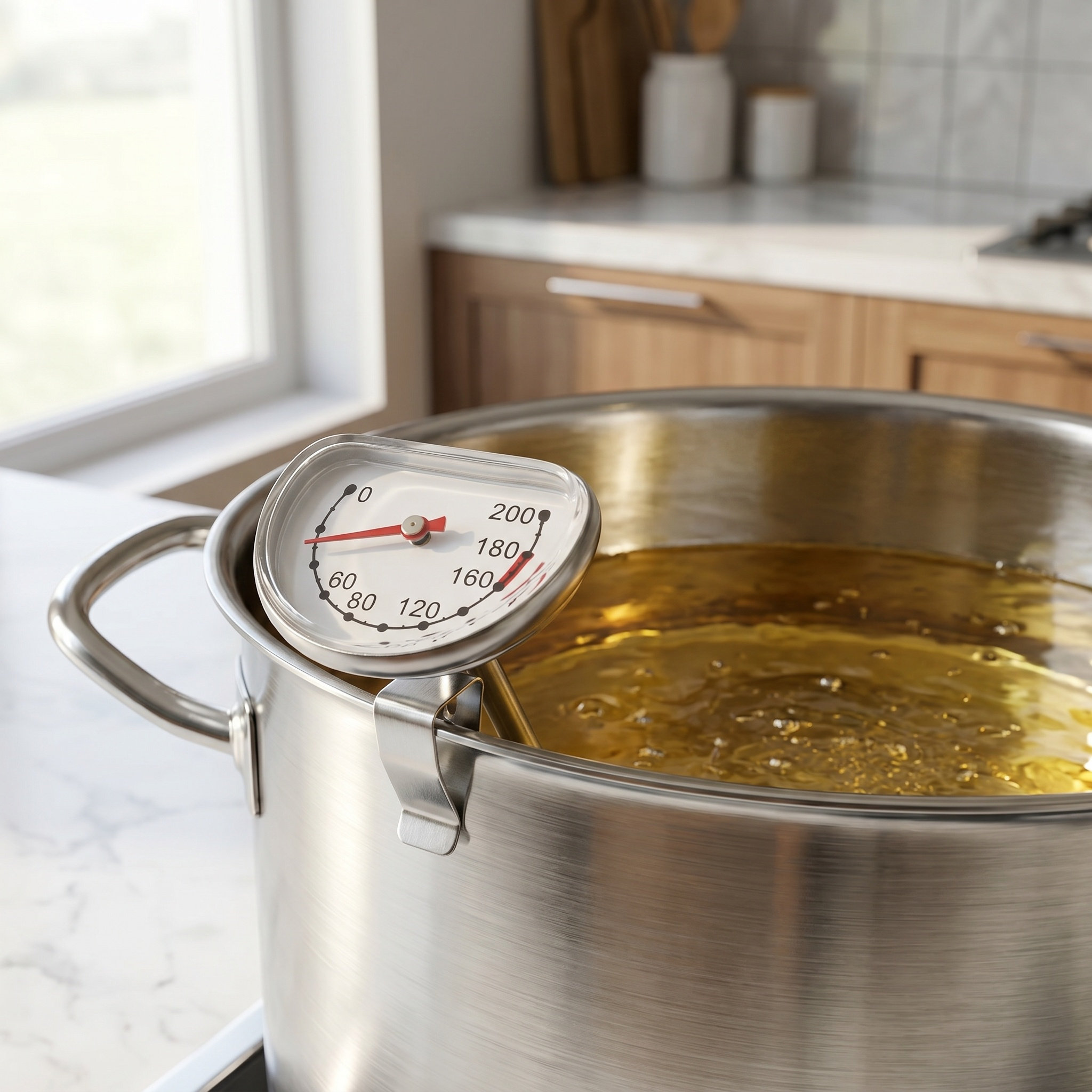 Kitchen And Baking Tools - Stainless Steel Deep Fry Thermometer Fry