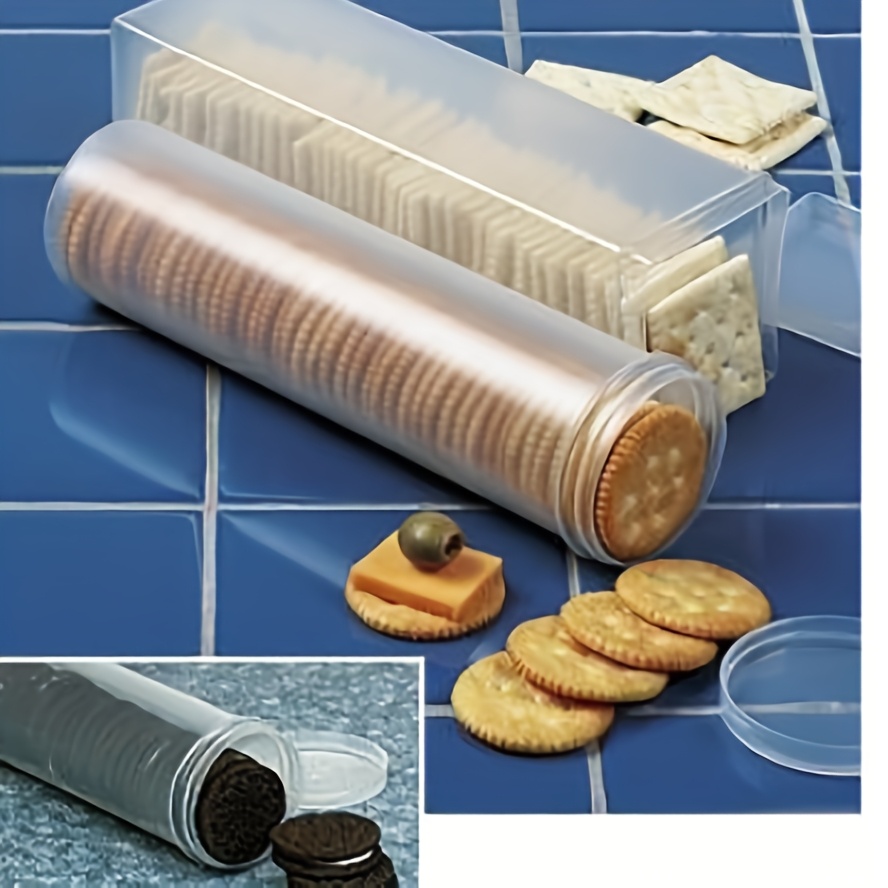 Kitchen Baking Tins - Clear Rectangular Sealed Food Storage Container