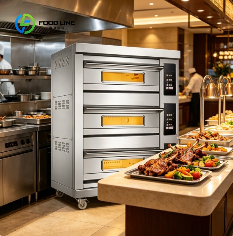 Kitchen Baking Equipment - Commercial Oven Stainless Steel Electric Baking