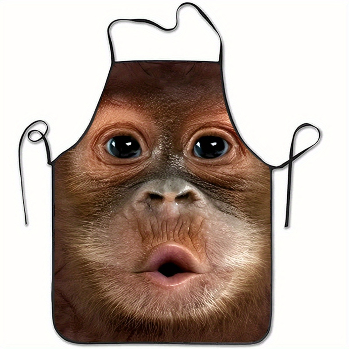 Kitchen Design For Baking - Gorilla Cubs Close-Up Face Print Sleeveless