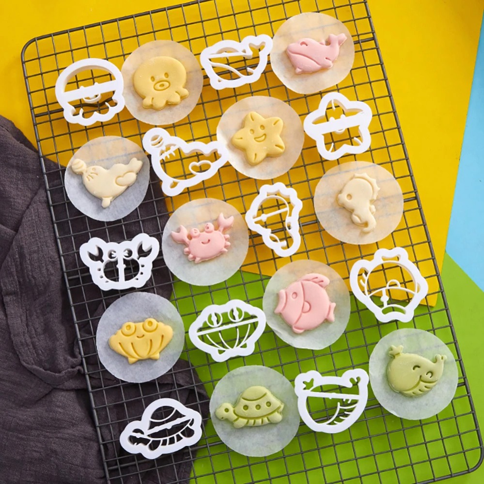 Kitchen And Baking Tools - Marine Animals Cookie Cutters Cartoon Cake
