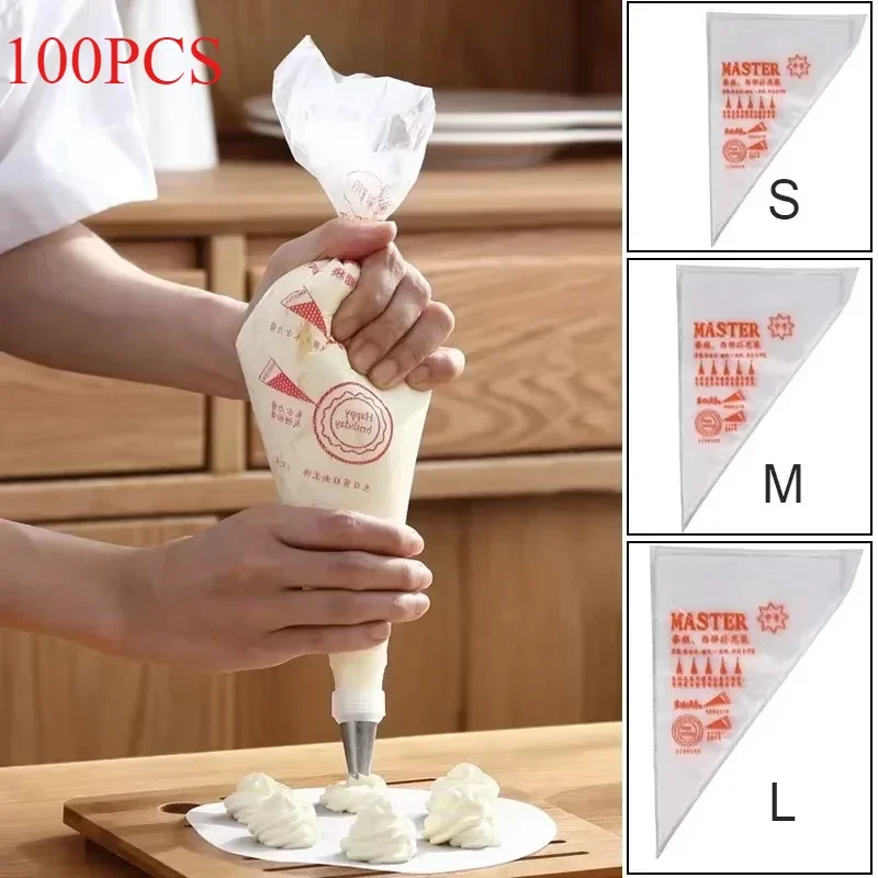100pcs Disposable Pastry Bags  - Kitchen Design For Baking recension och pris