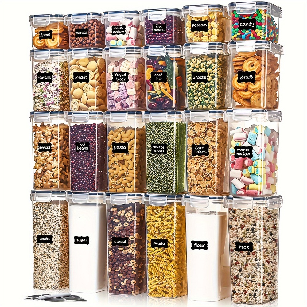 24Pcs Food Storage Containers  - Kitchen Baking Tins recension och pris