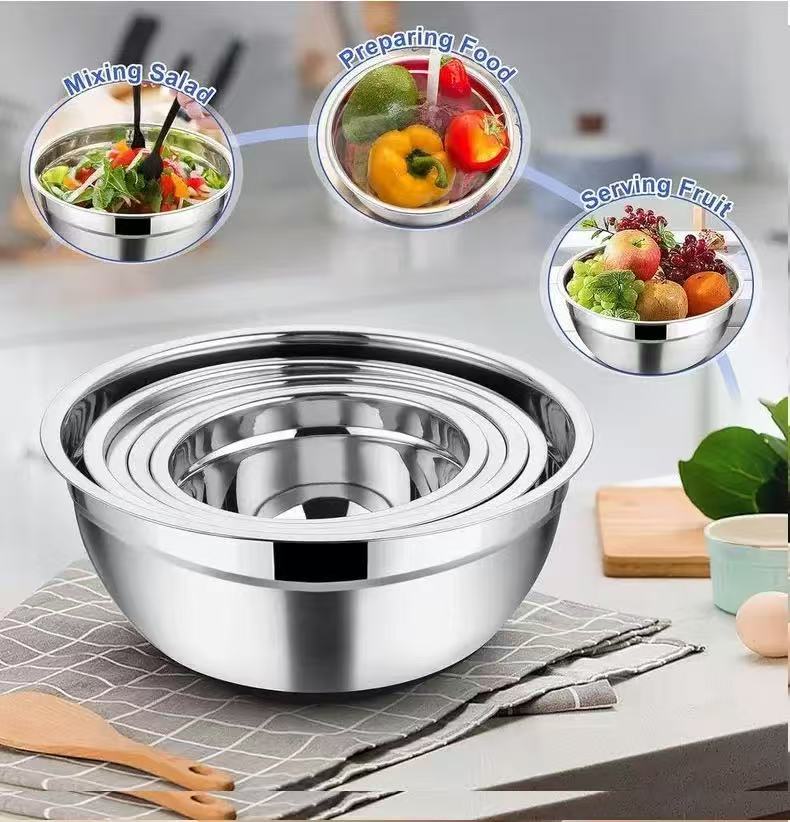 Thickened Stainless Steel Mixi - Kitchen Baking Bowls recension och pris