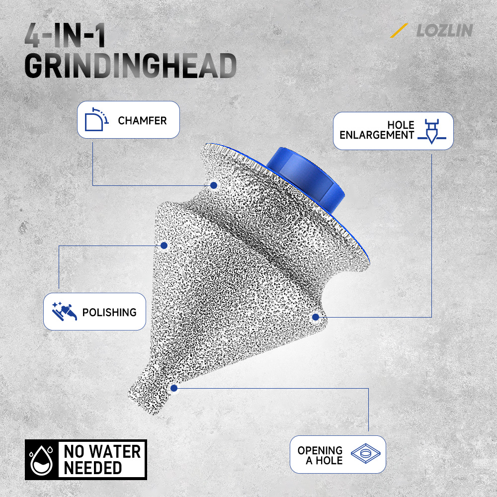LOZLIN M14 Thread Brazing Edge - Rolling Pin Marble recension och pris