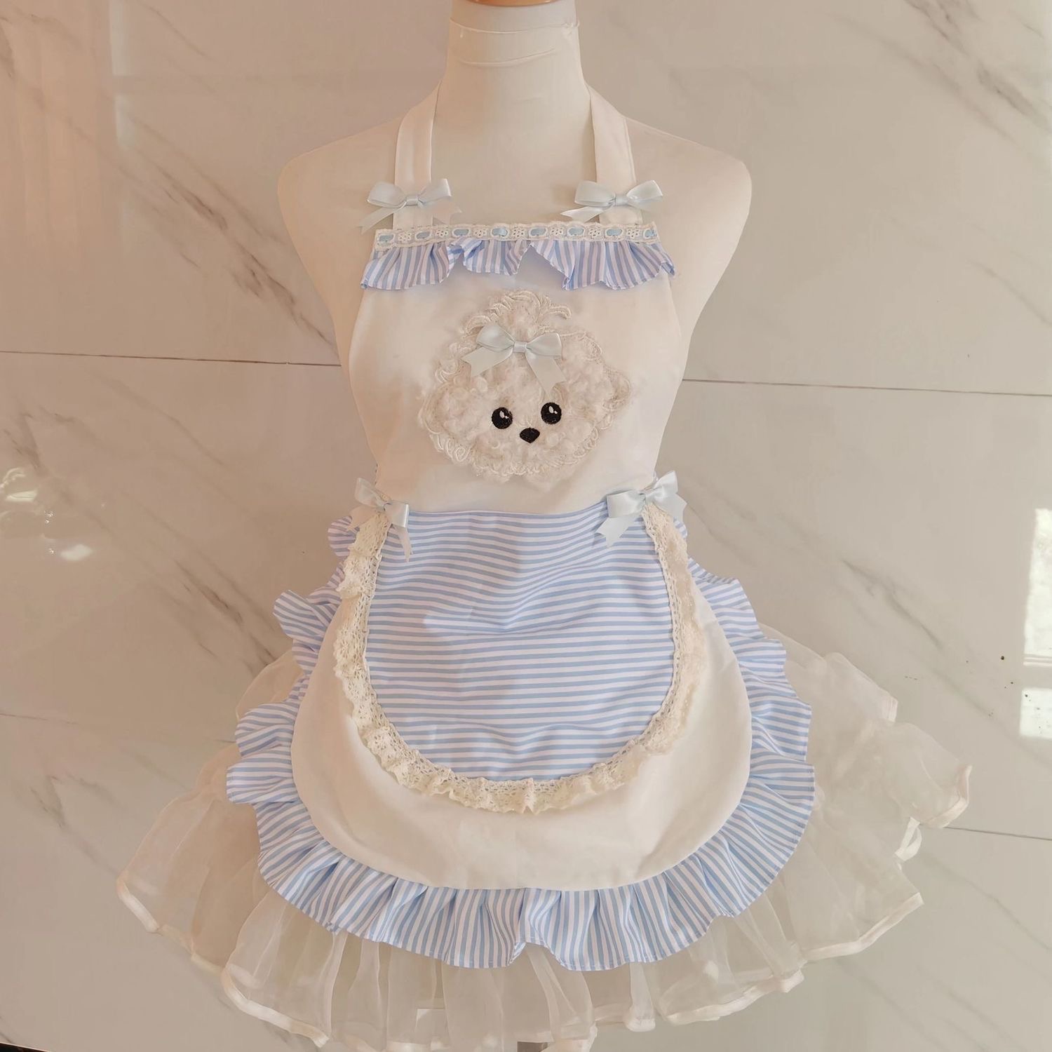 1pc Cute Striped Apron Princes - Kitchen Baking Must Haves recension och pris