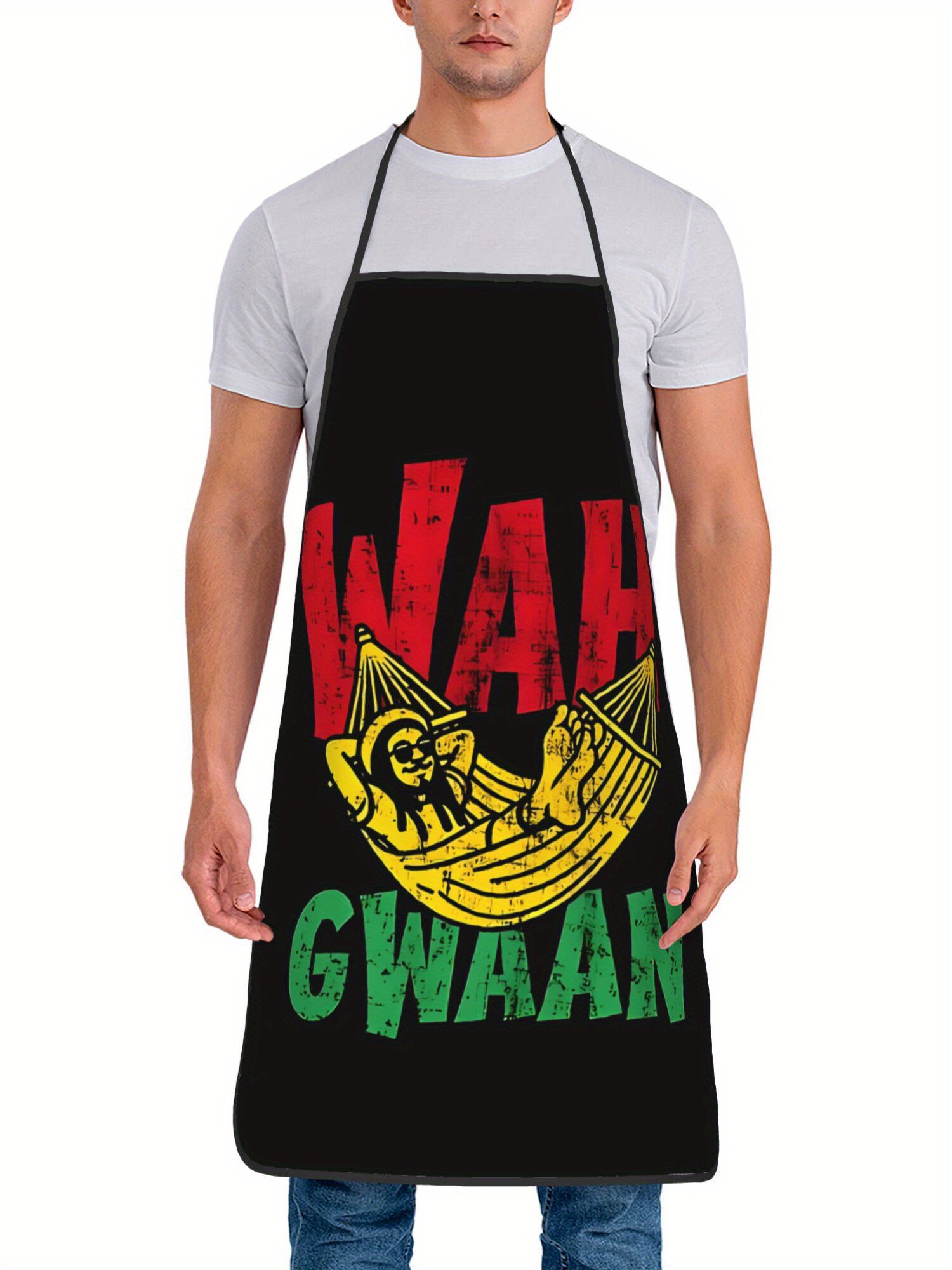 Wah Gwaan Sloth Hammock Apron  - Kitchen Design For Baking recension och pris