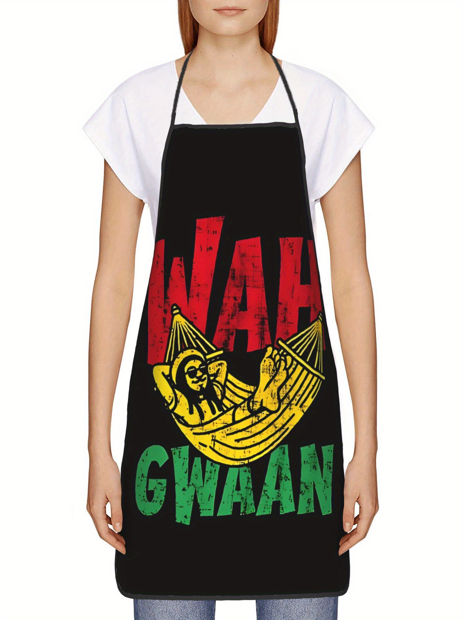 Wah Gwaan Sloth Hammock Apron  - Kitchen Design For Baking recension och pris