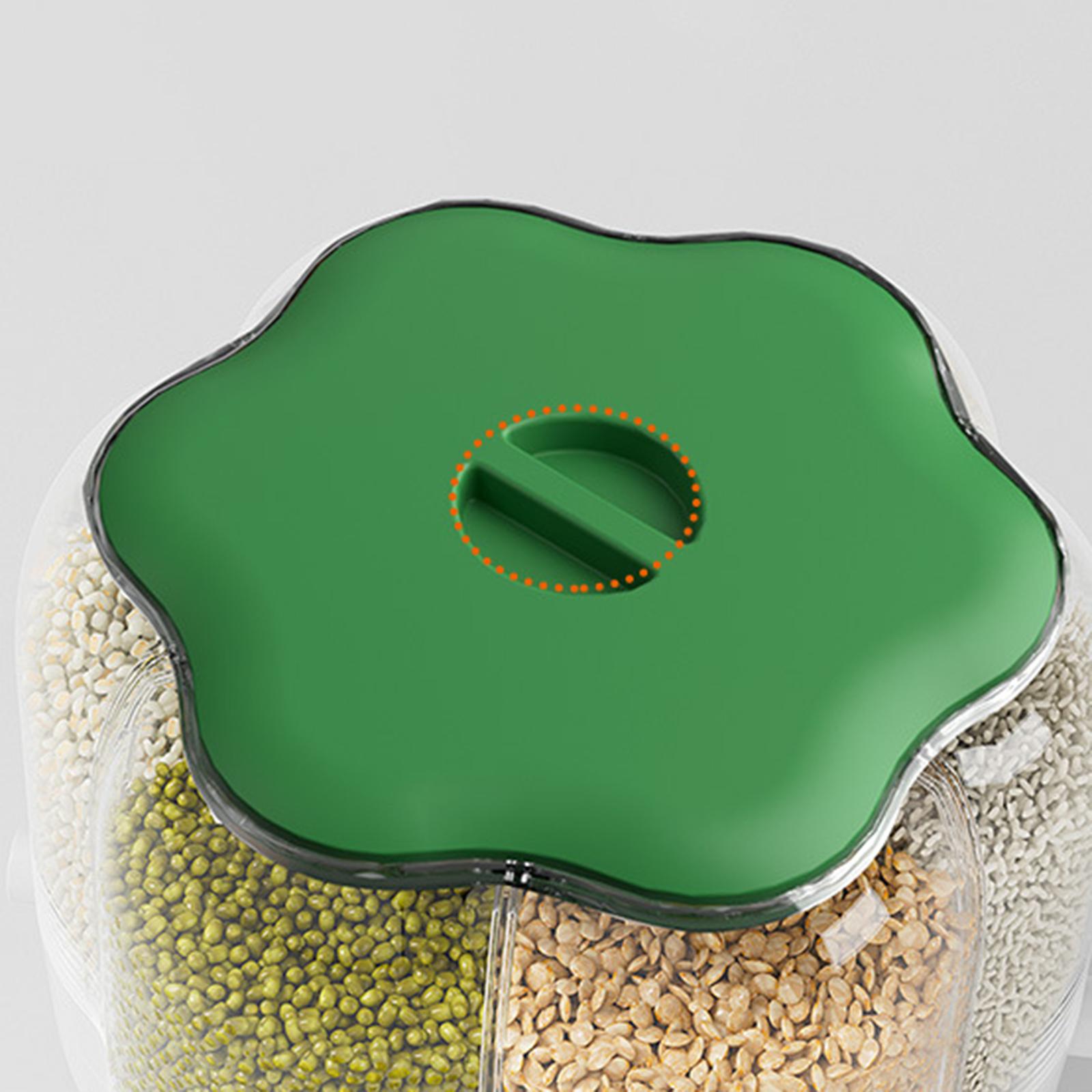 Rotating Cereal Dispenser Rice - Kitchen Baking Pantry recension och pris