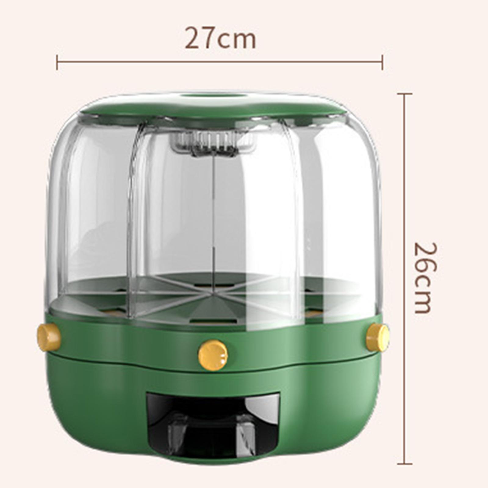 Rotating Cereal Dispenser Rice - Kitchen Baking Pantry recension och pris