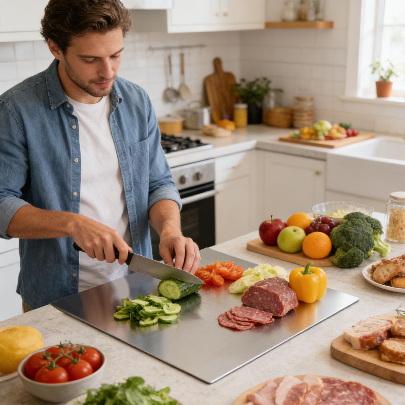 Stainless Steel Cutting Board  - Kitchen And Baking Tools recension och pris