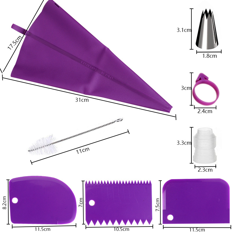 Stainless Steel Cake Decoratin - Kitchen Baking Equipment recension och pris