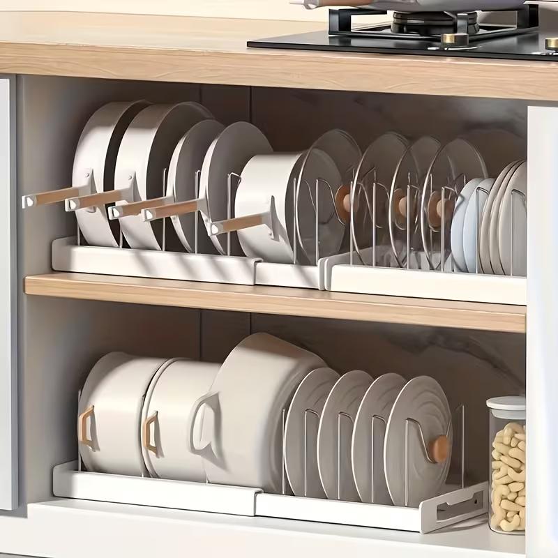 ABS Expandable Pot and Pan Org - Kitchen Cabinet Baking Organizer recension och pris