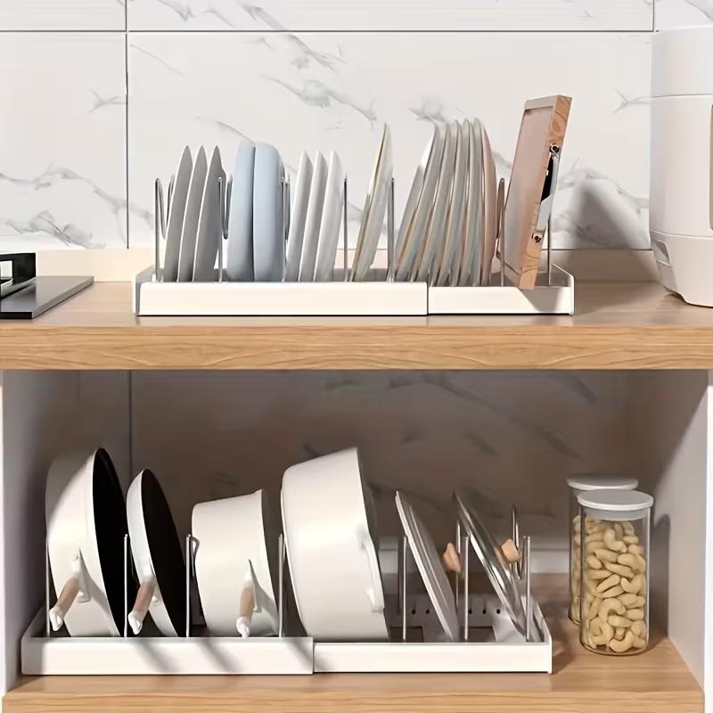 ABS Expandable Pot and Pan Org - Kitchen Cabinet Baking Organizer recension och pris