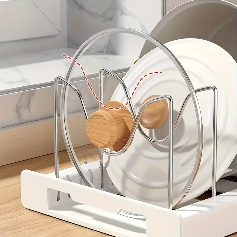 ABS Expandable Pot and Pan Org - Kitchen Cabinet Baking Organizer recension och pris