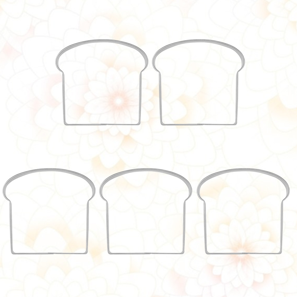 5Pcs Toast Shape Biscuit Mould - Baking Kitchen Diy recension och pris
