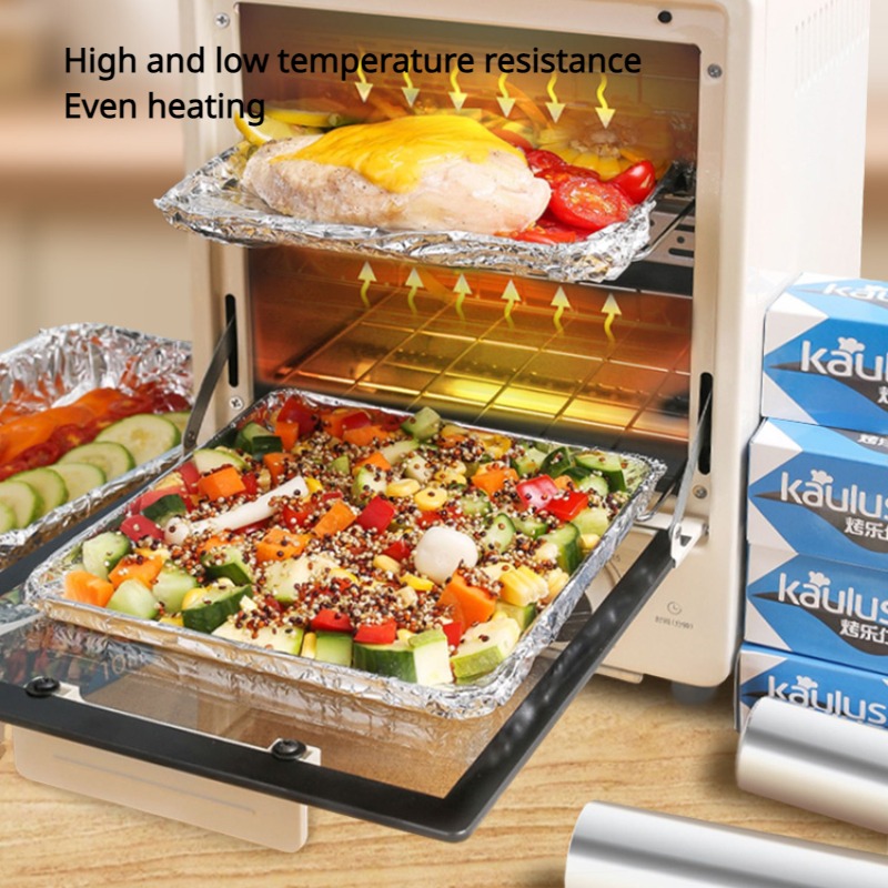 Zackoo 10/20/40M Aluminium Foi - Kitchen Baking Tins recension och pris