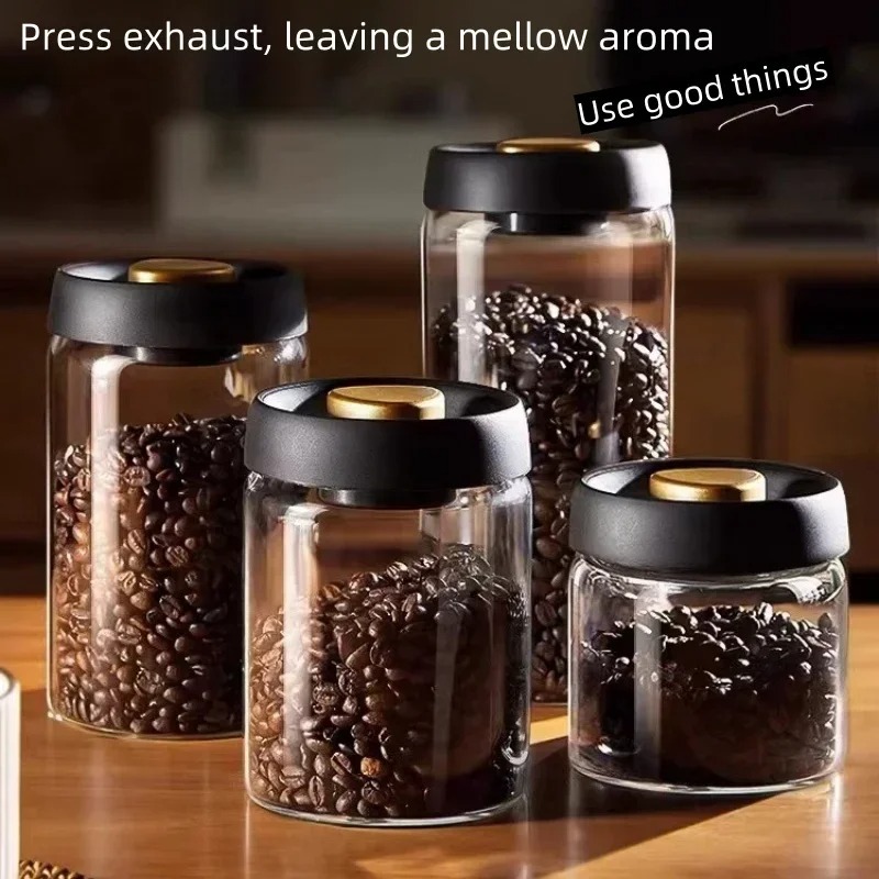Manual Vacuum Sealed Coffee Ja - Kitchen Job recension och pris
