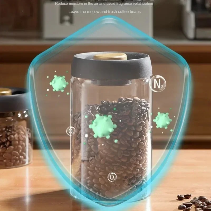 Manual Vacuum Sealed Coffee Ja - Kitchen Job recension och pris