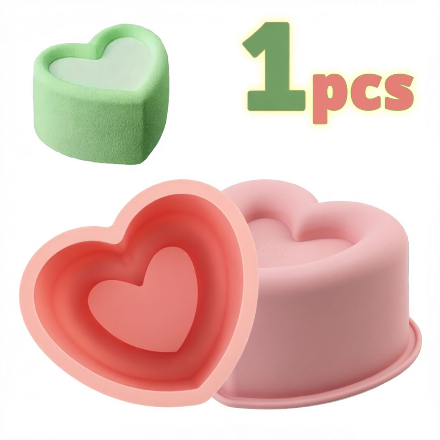 A Heart-Shaped Silicone Mold f - Kitchen Baking Must Haves recension och pris