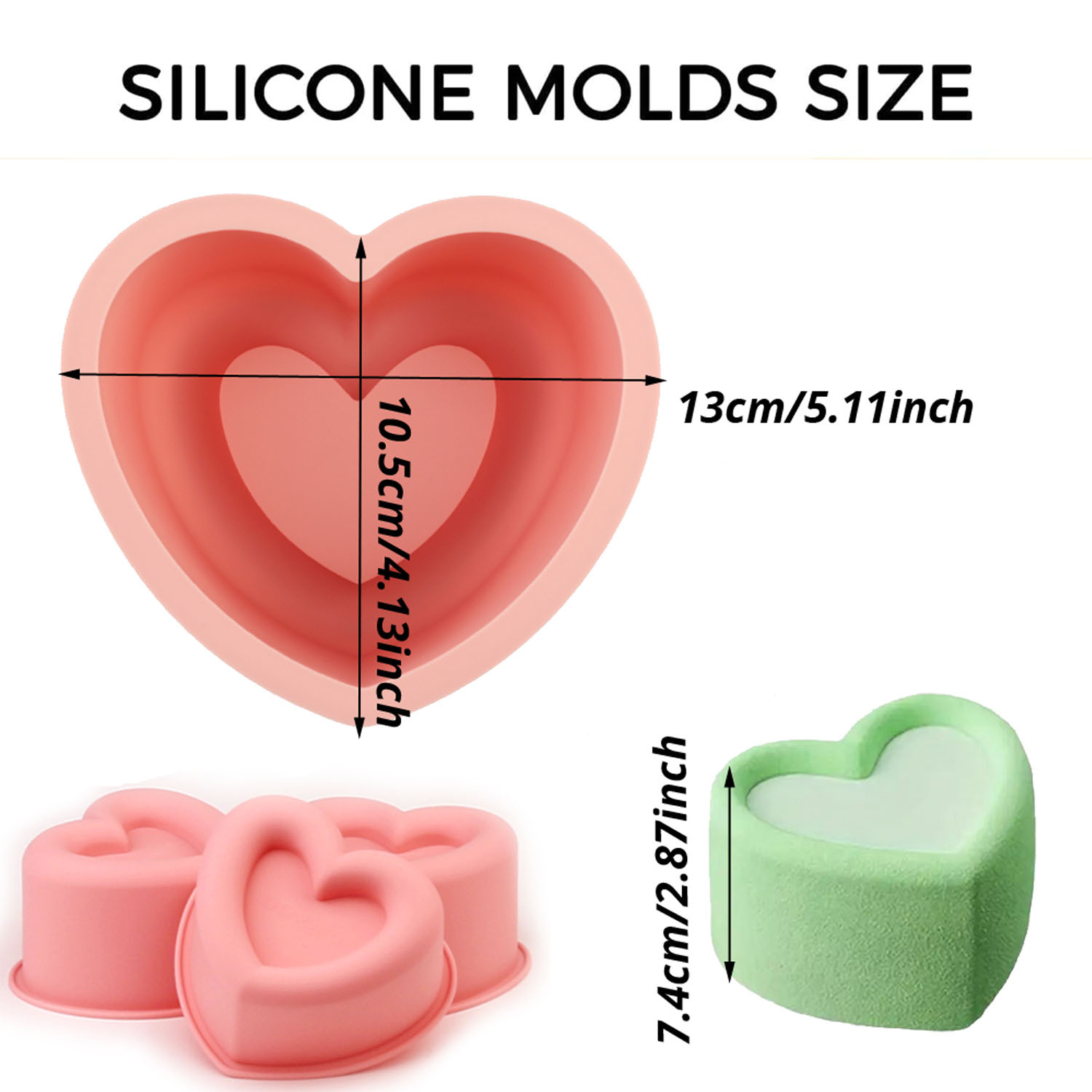 A Heart-Shaped Silicone Mold f - Kitchen Baking Must Haves recension och pris