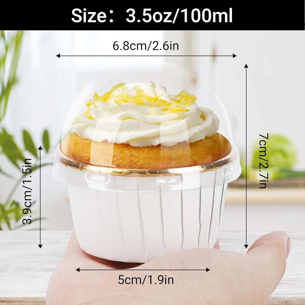 50 pcs Muffins Cup Paper Cupca - Kitchen And Baking Tools recension och pris