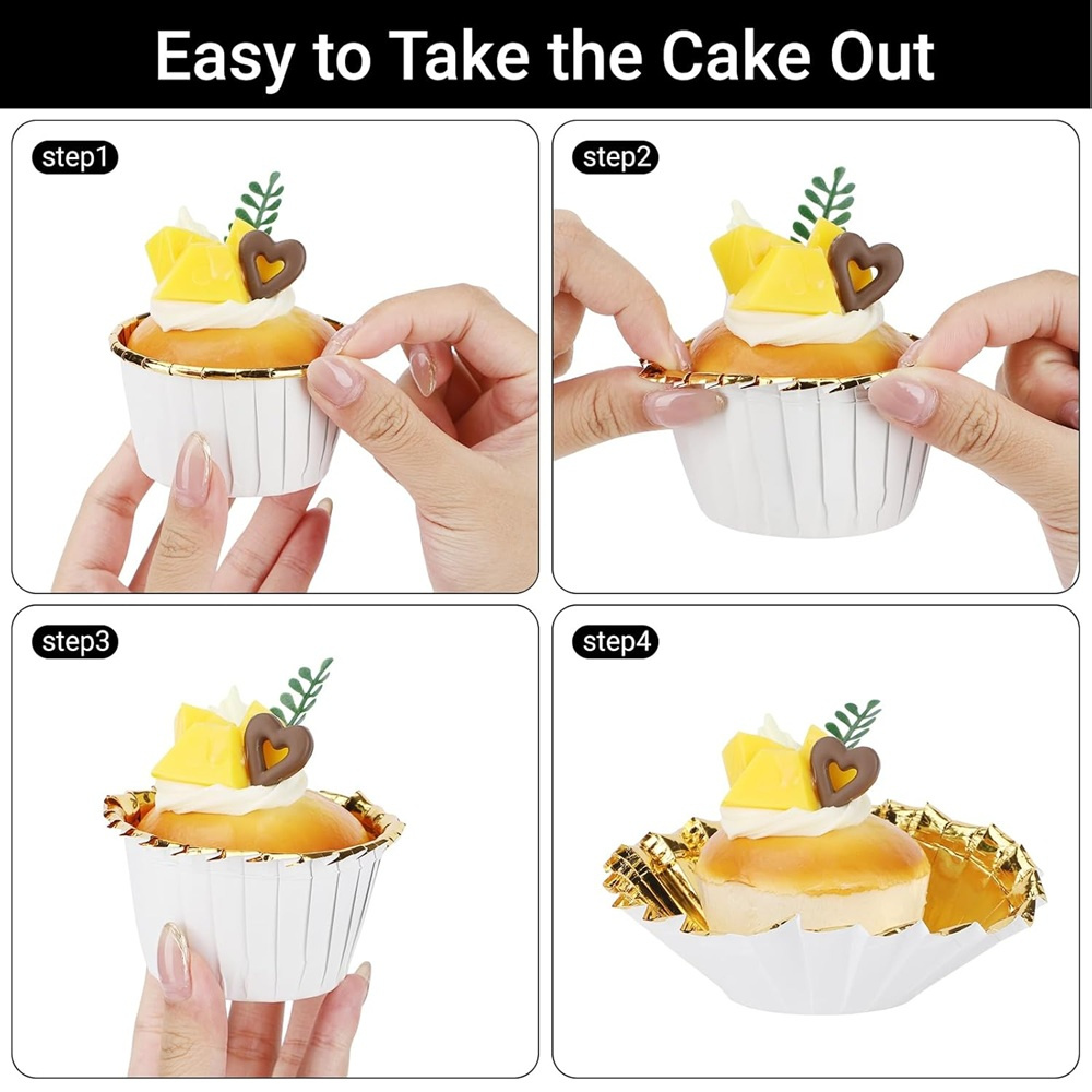 50 pcs Muffins Cup Paper Cupca - Kitchen And Baking Tools recension och pris