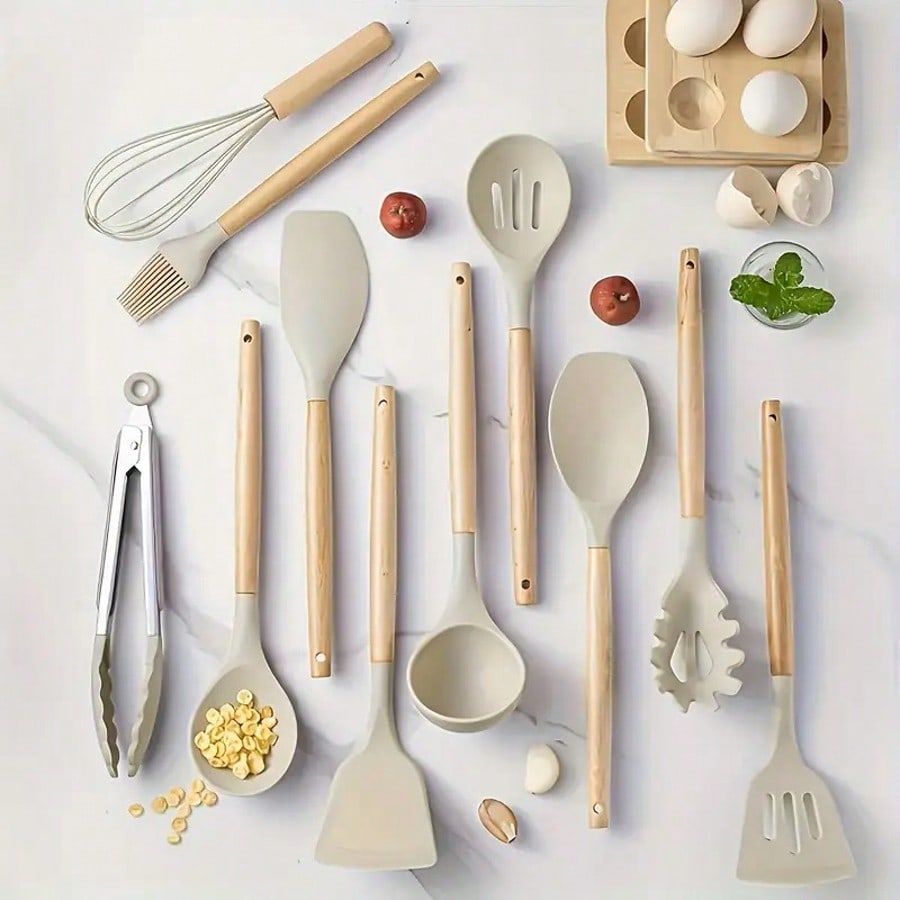 12‑Pack Non‑Stick Silicone Kit - Kitchen Baking Essentials recension och pris