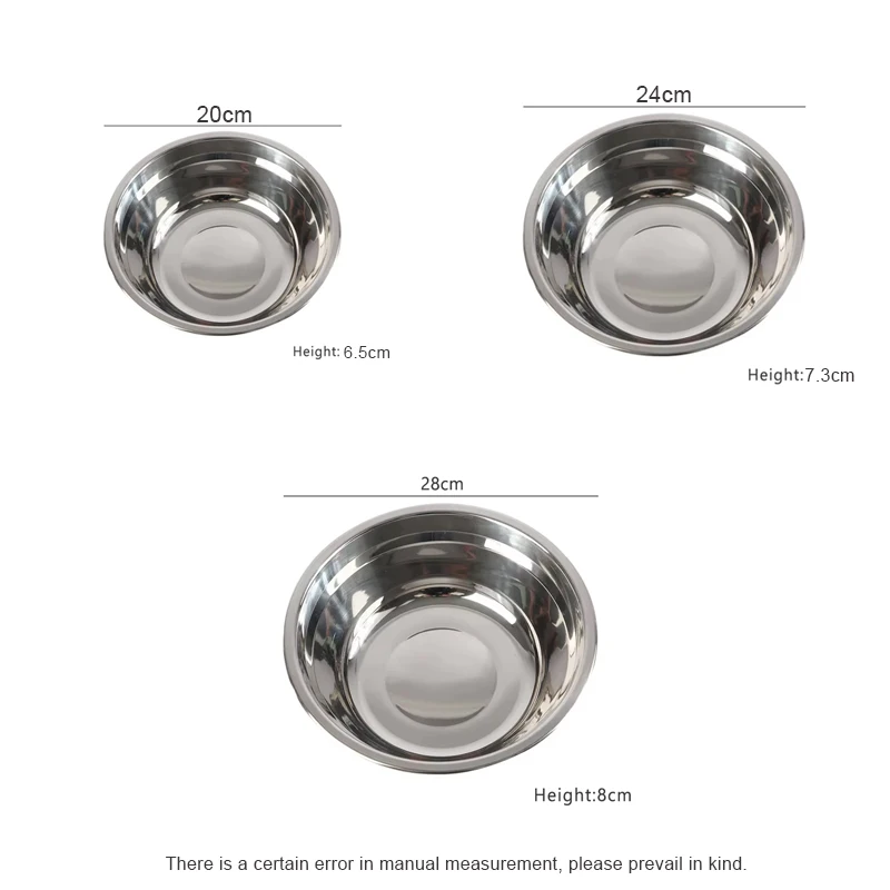 Stainless Steel Round Thicken  - Kitchen Baking Bowls recension och pris