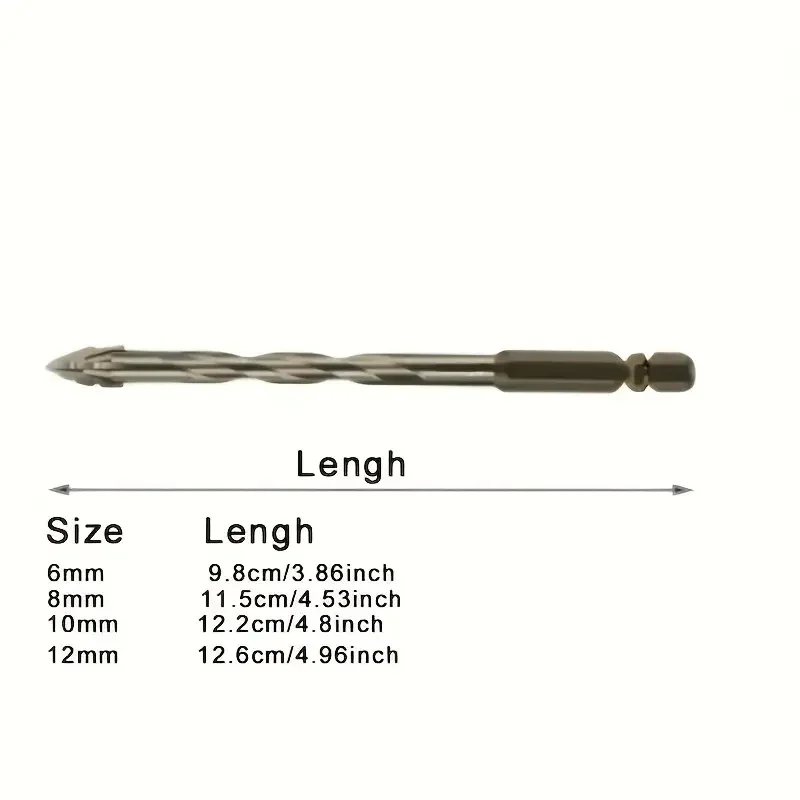 4-Flute Carbide Drill Bit Set  - Rolling Pin Marble recension och pris