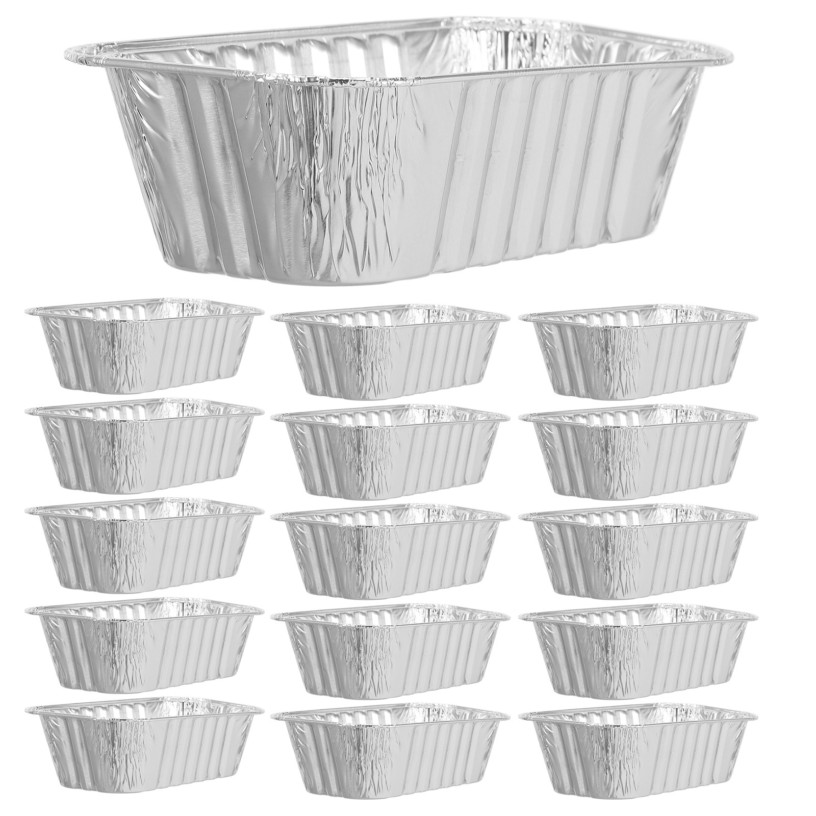 50Pcs Foil Loaf Pan Aluminum B - Kitchen Essentials Baking Tray recension och pris