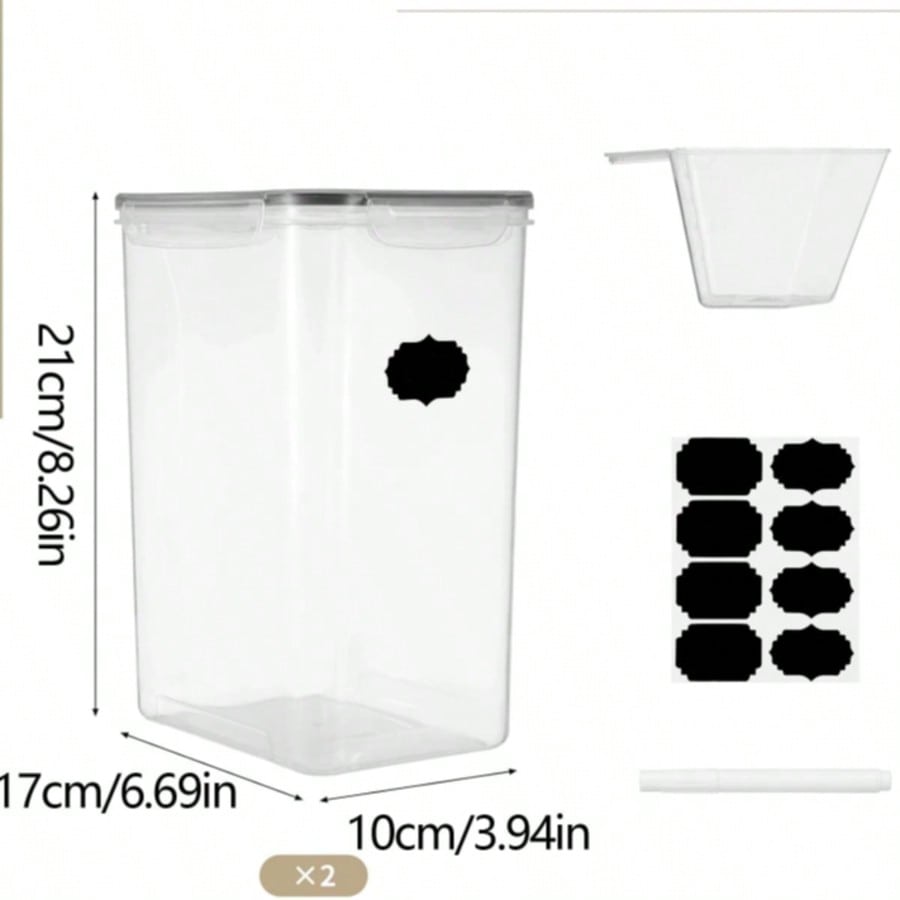 Extra Large Airtight Food Stor - Kitchen Baking Pantry recension och pris
