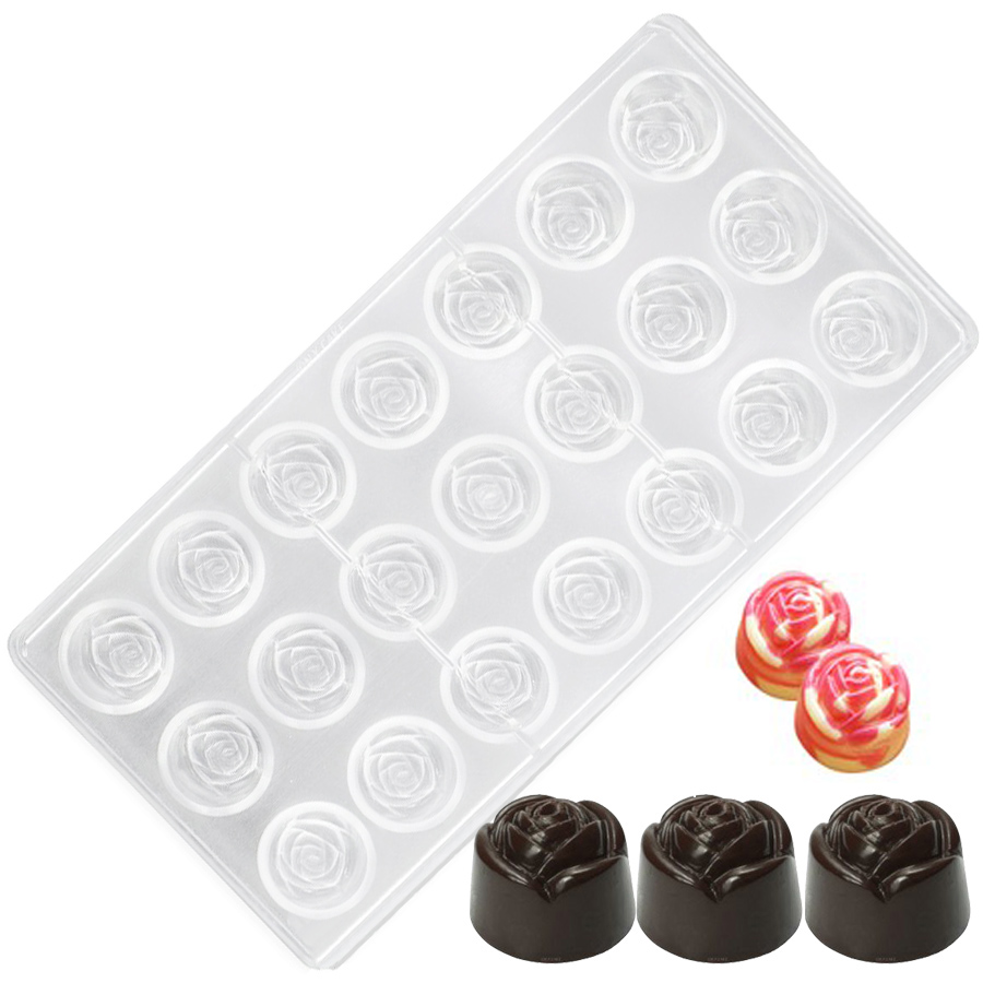 21-Hole Rose Style Transparent - Baking Kitchen Diy recension och pris