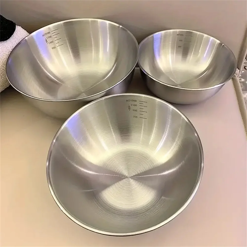 1-3 Stainless Steel Bowl Set W - Kitchen Baking Bowls recension och pris