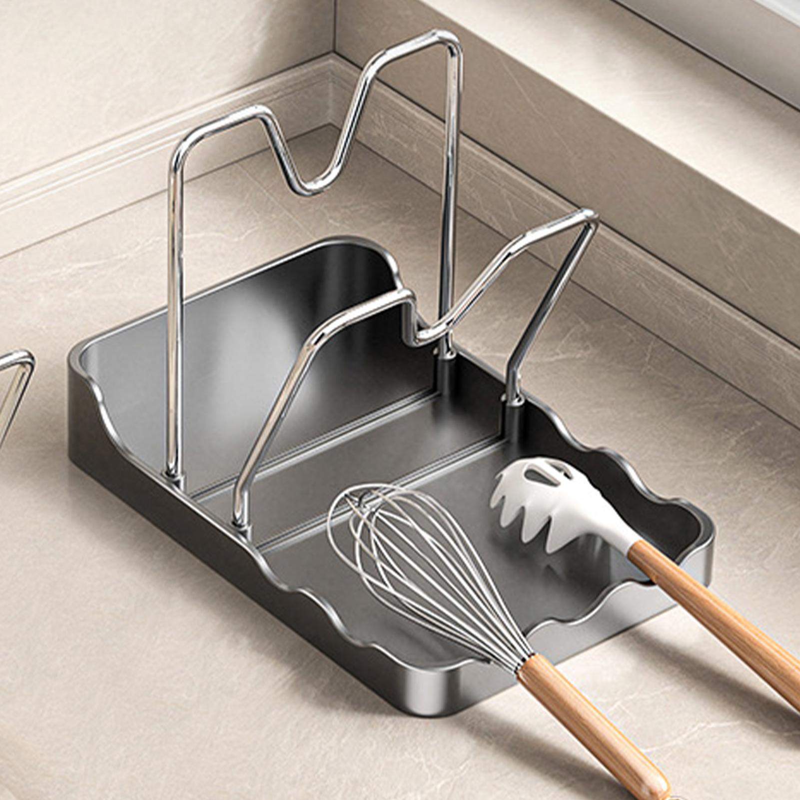 Pot Lid Rack Vertical Spoon Dr - Kitchen Baking Pantry recension och pris