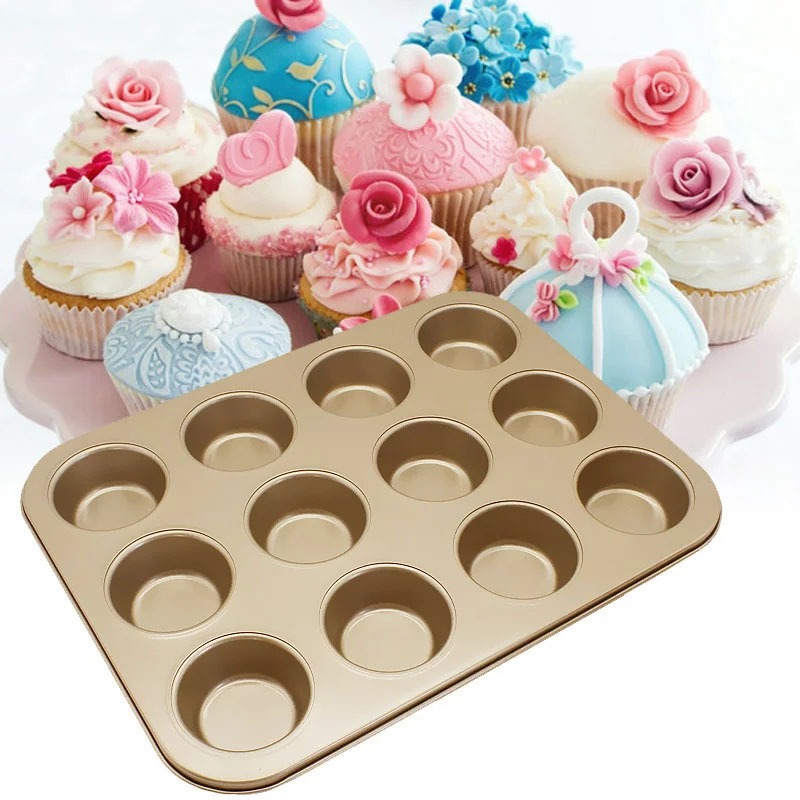 Non-Stick Cupcake Pan Muffin T - Kitchen Essentials Baking Tray recension och pris