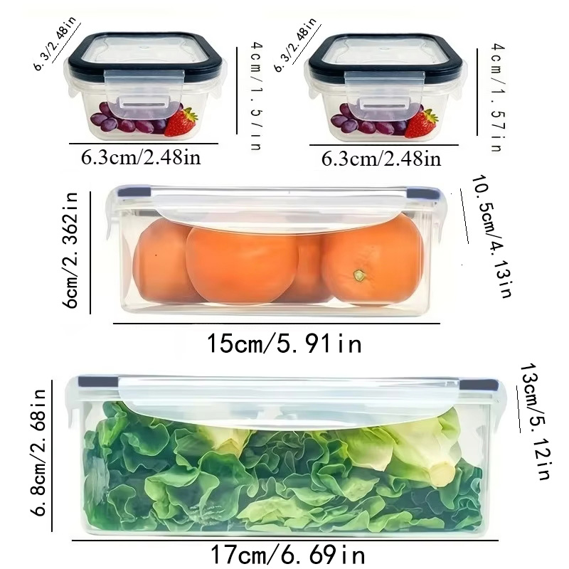 8Pcs Set Includes 4 Containers - Kitchen Baking Tins recension och pris