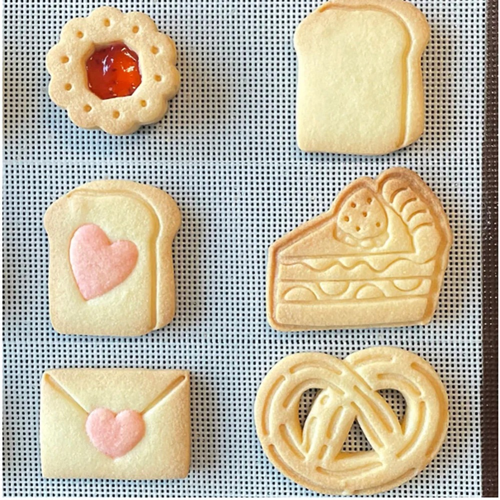 Sandwich Jam Biscuit Mold Stam - Baking Kitchen Diy recension och pris