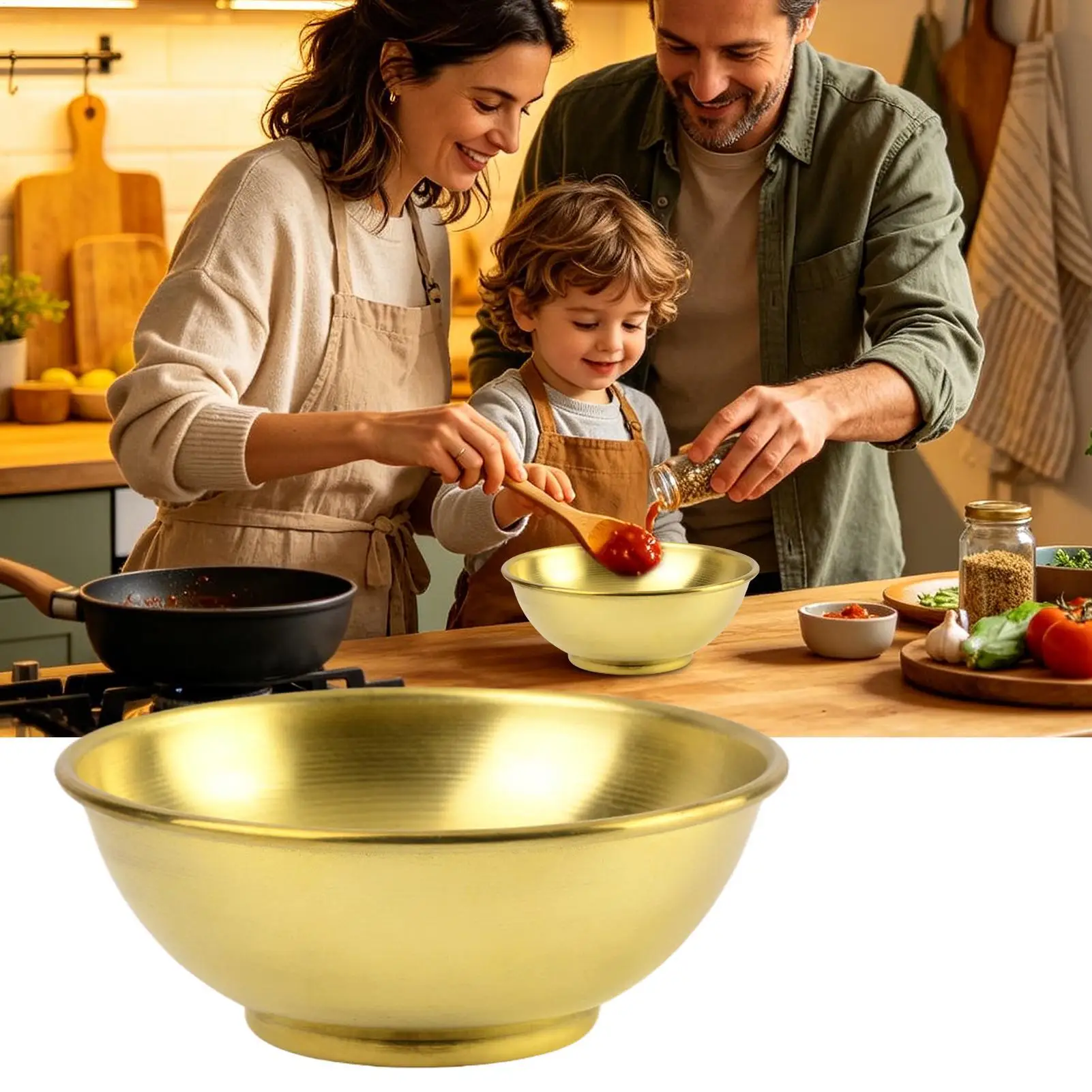 Copper Bowl Large Storage Cont - Kitchen Baking Bowls recension och pris