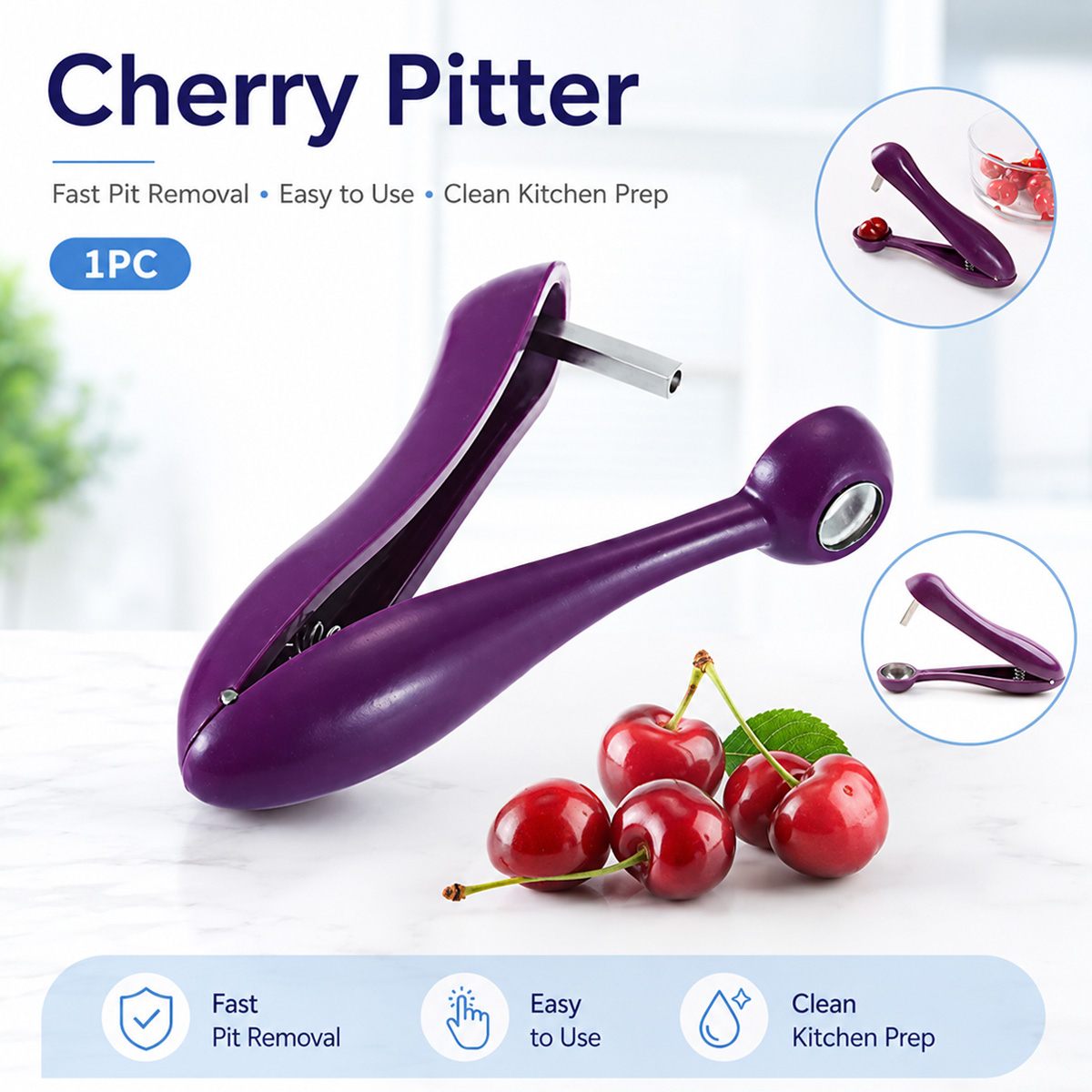 Cherry Kernel Remover Handheld - Kitchen And Baking Tools recension och pris