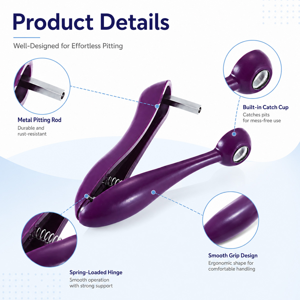 Cherry Kernel Remover Handheld - Kitchen And Baking Tools recension och pris