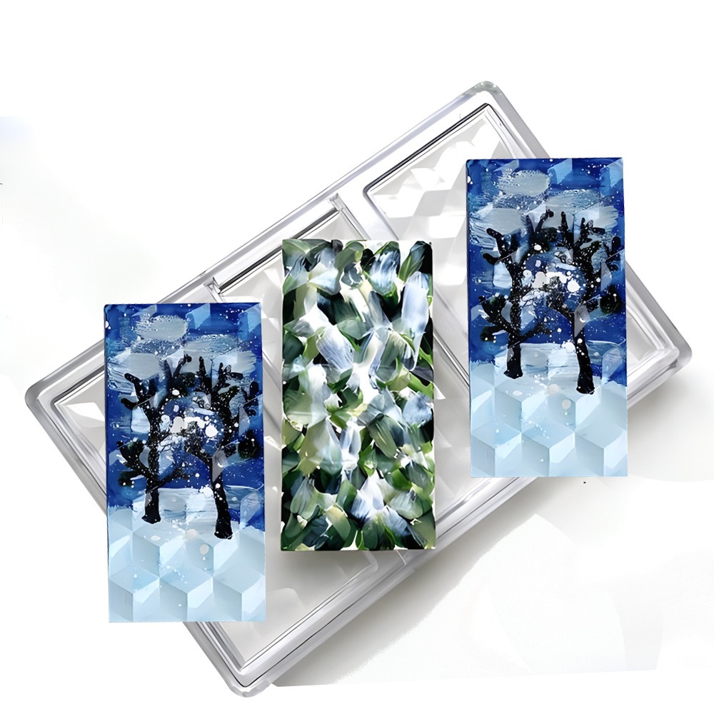 Hard Rhombus Grid Prism Chocol - Baking Kitchen Diy recension och pris