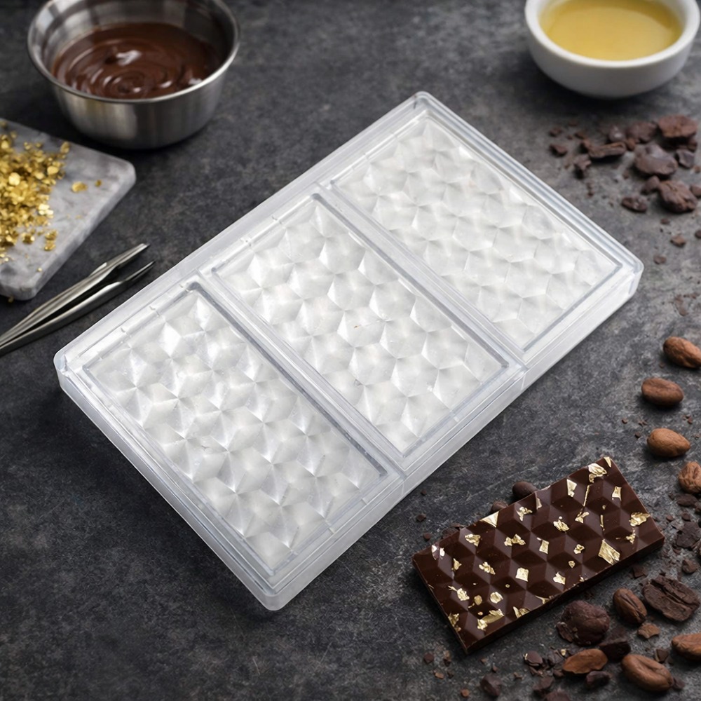 Hard Rhombus Grid Prism Chocol - Baking Kitchen Diy recension och pris