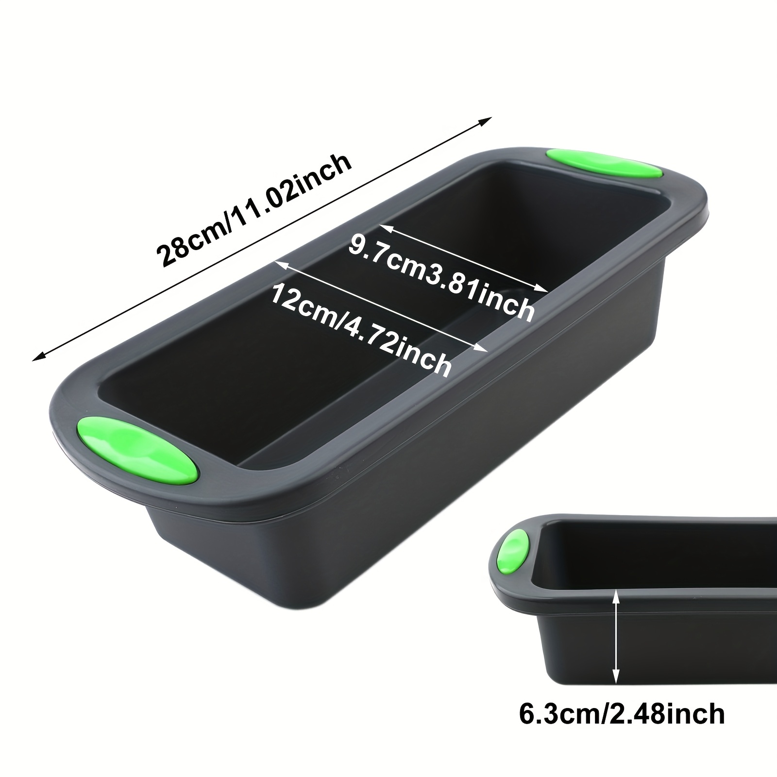 1pc Silicone Rectangular Bakin - Kitchen Essentials Baking Tray recension och pris