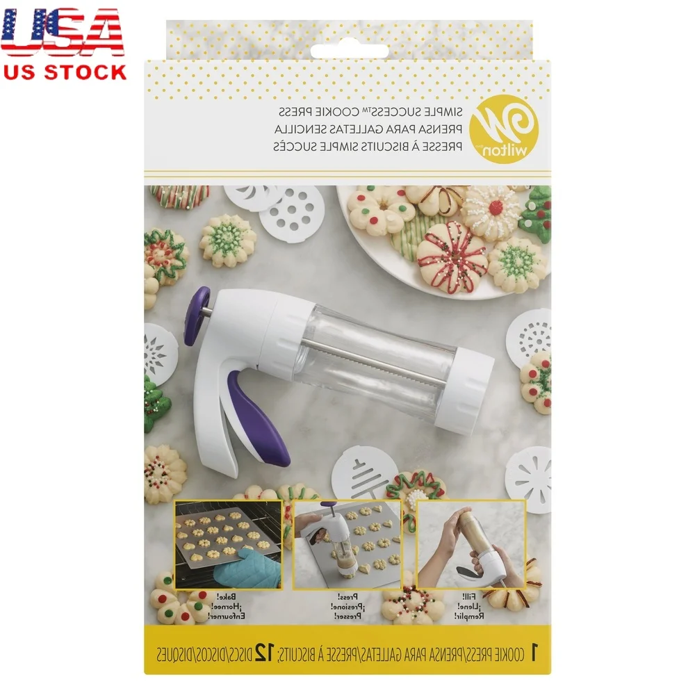 Ergonomic Cookie Press 13-Piec - Kitchen Baking Cookies recension och pris