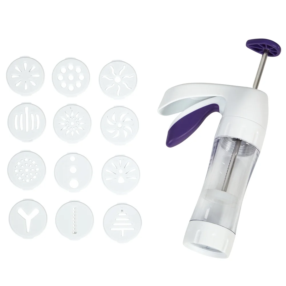 Ergonomic Cookie Press 13-Piec - Kitchen Baking Cookies recension och pris