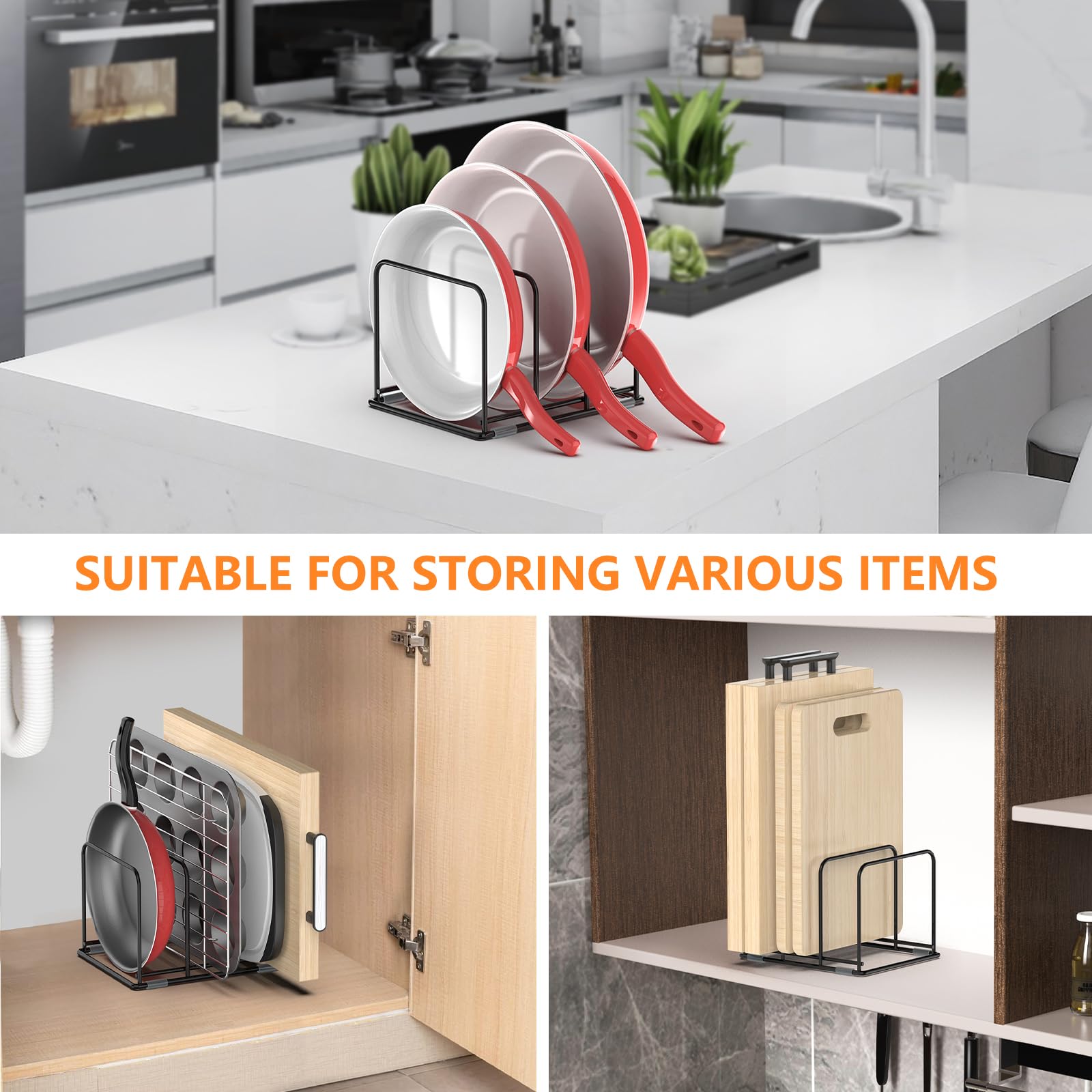 Pan Organizer Kitchen Cabinet  - Kitchen Cabinet Baking Organizer recension och pris