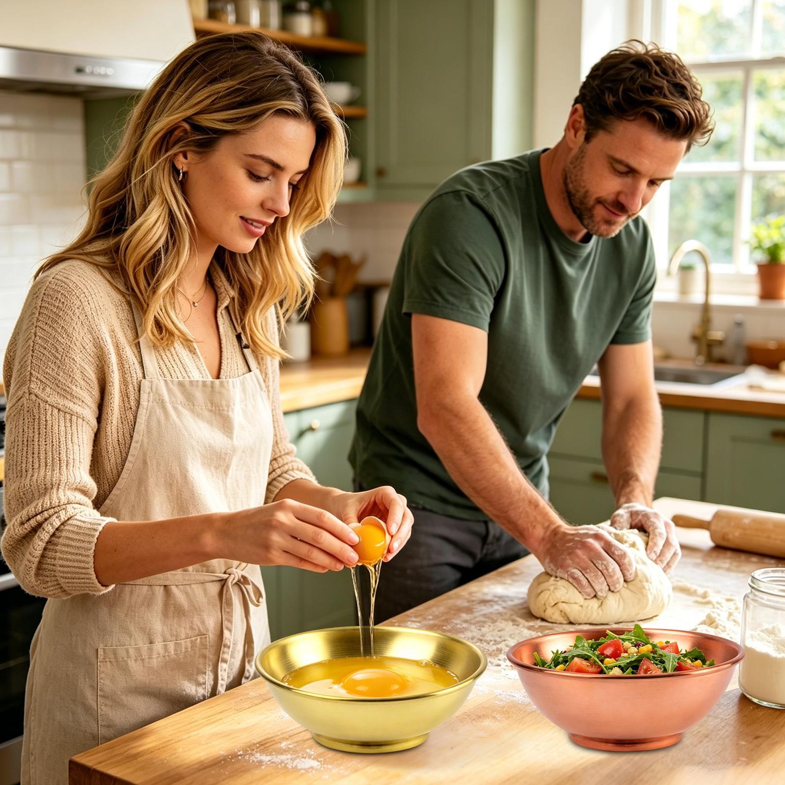 Copper Bowl Large Storage Cont - Kitchen Baking Bowls recension och pris