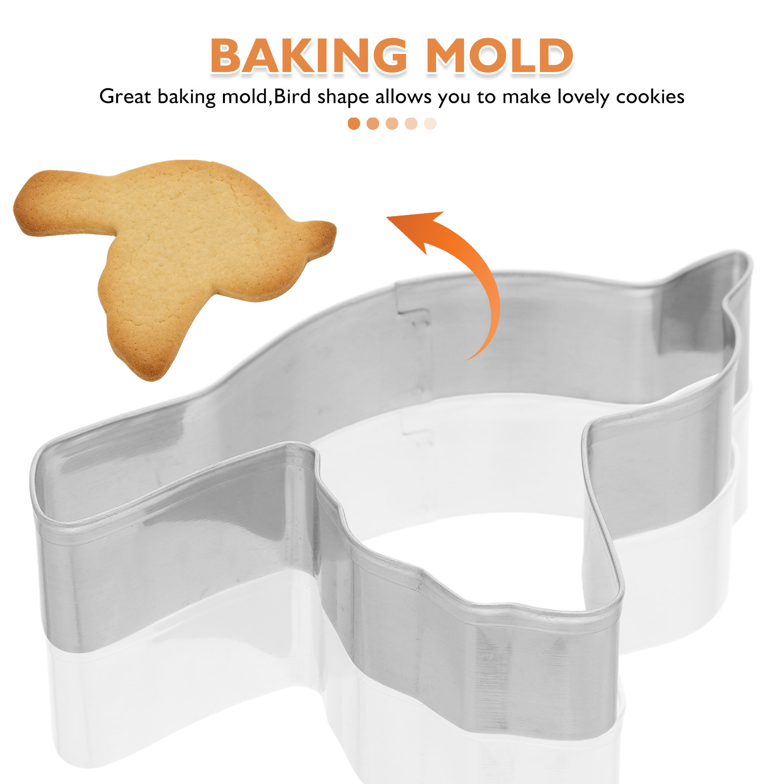 Stainless Steel Bird Cookie Cu - Baking Kitchen Diy recension och pris