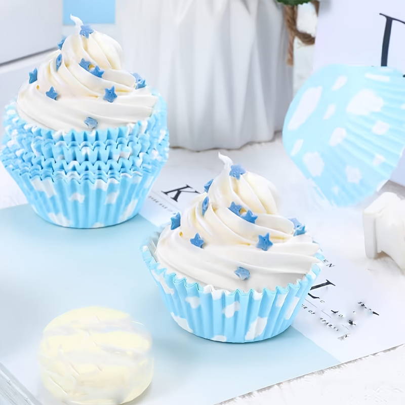 100Pcs200Pcs Blue Sky and Whit - Kitchen Baking Must Haves recension och pris